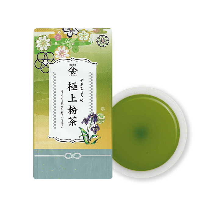 深蒸し茶　極上粉茶