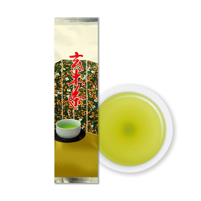 国産うるち米を使った　玄米茶