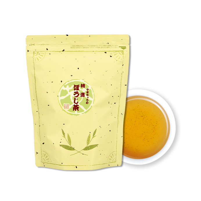 こうばしさとスッキリとしたうまみ　特選ほうじ茶