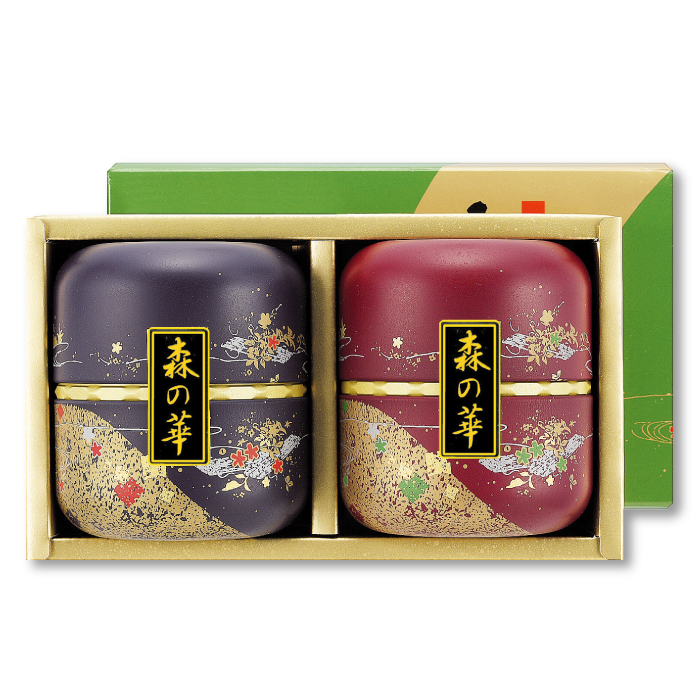 深蒸し茶2缶箱入　H-50(華)