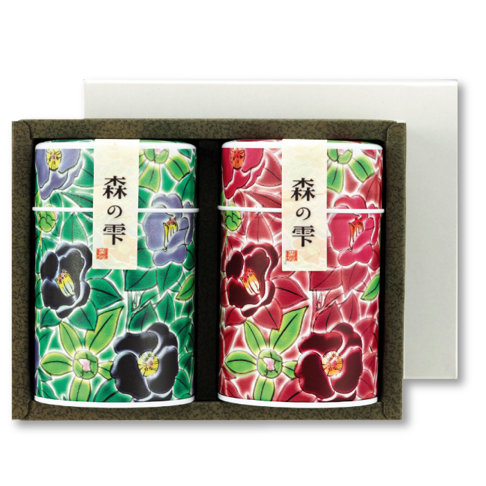 深蒸し茶2缶箱入　S-30(雫)