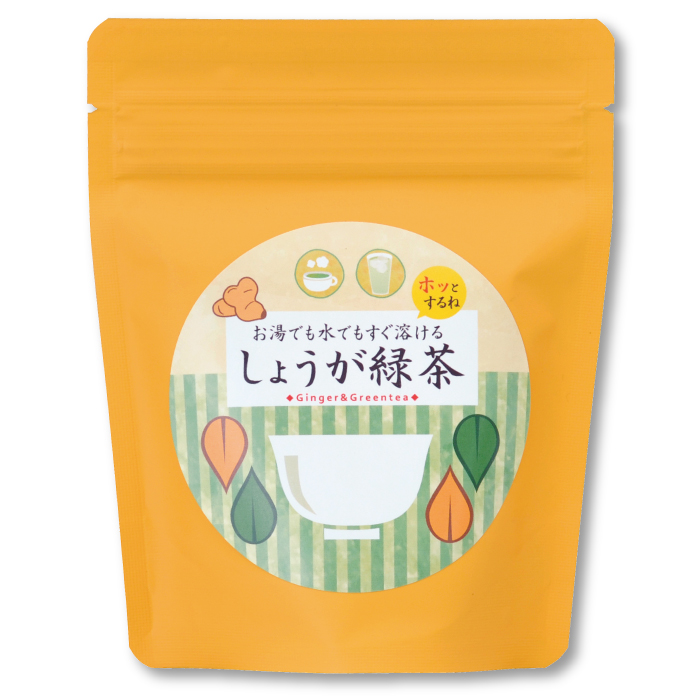 粉末　しょうが緑茶