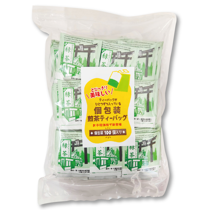 個包装煎茶ティーバッグ