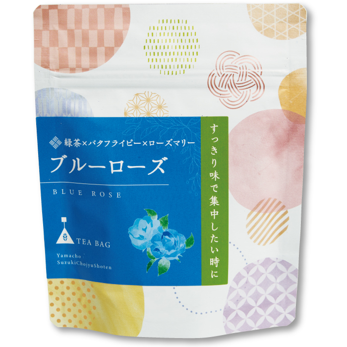 フレーバーティー No.01 ブルーローズ(緑茶)