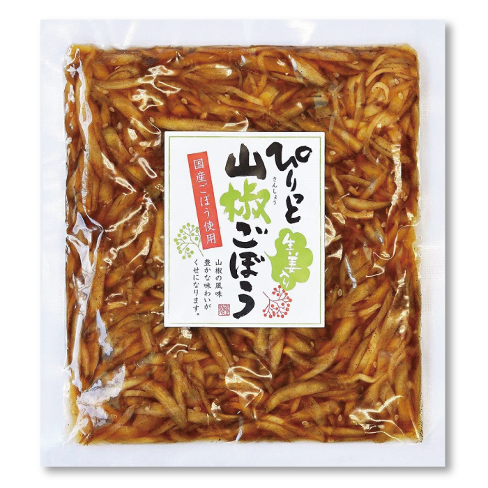 ぴりっと山椒ごぼう