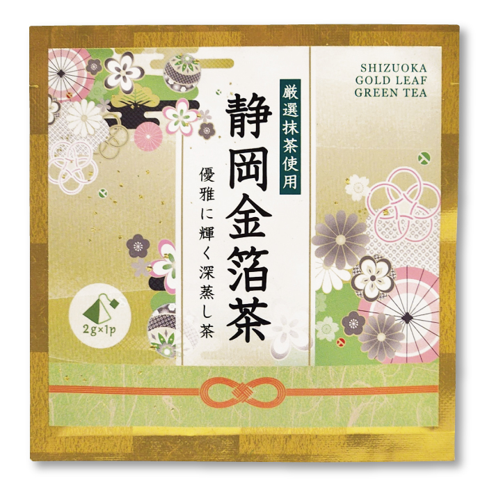 静岡金箔茶　紐付きティーバッグ