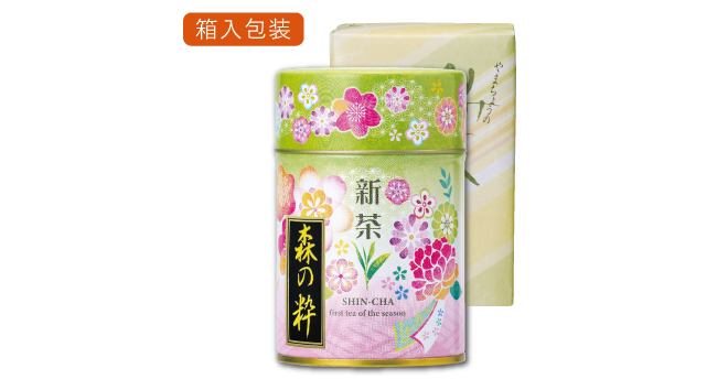 新茶限定　深蒸し茶1缶入　森の粋60g　ことみ缶