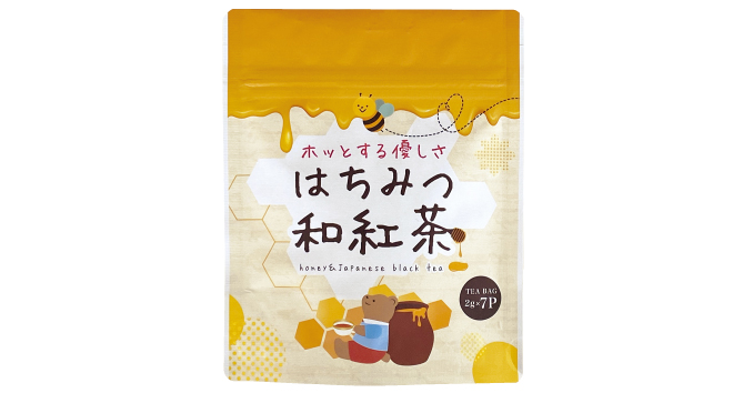 はちみつ和紅茶　紐付きティーバッグ